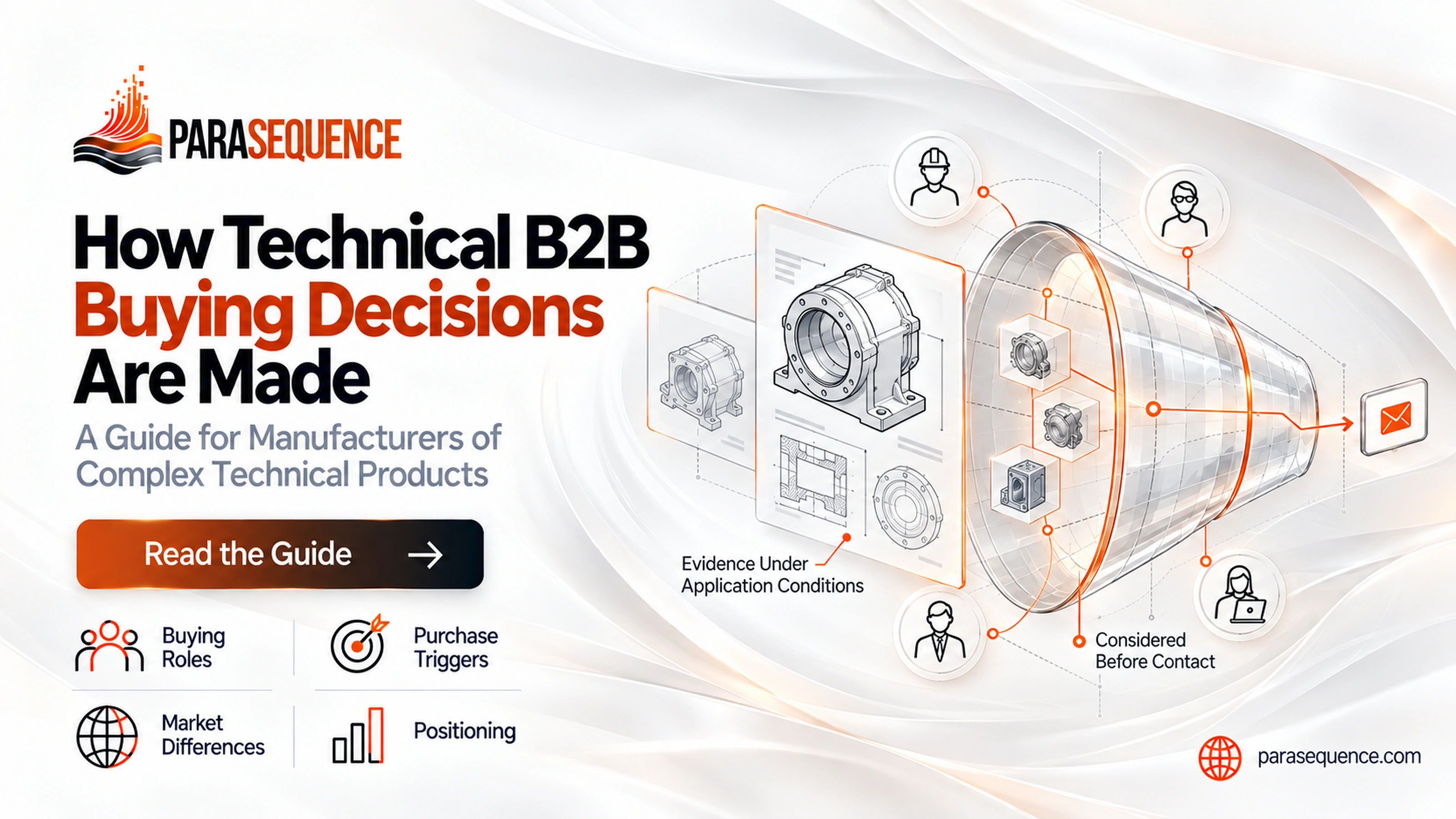 How technical B2B buying decisions are made: technical evidence and multiple buying roles shape consideration before first contact.