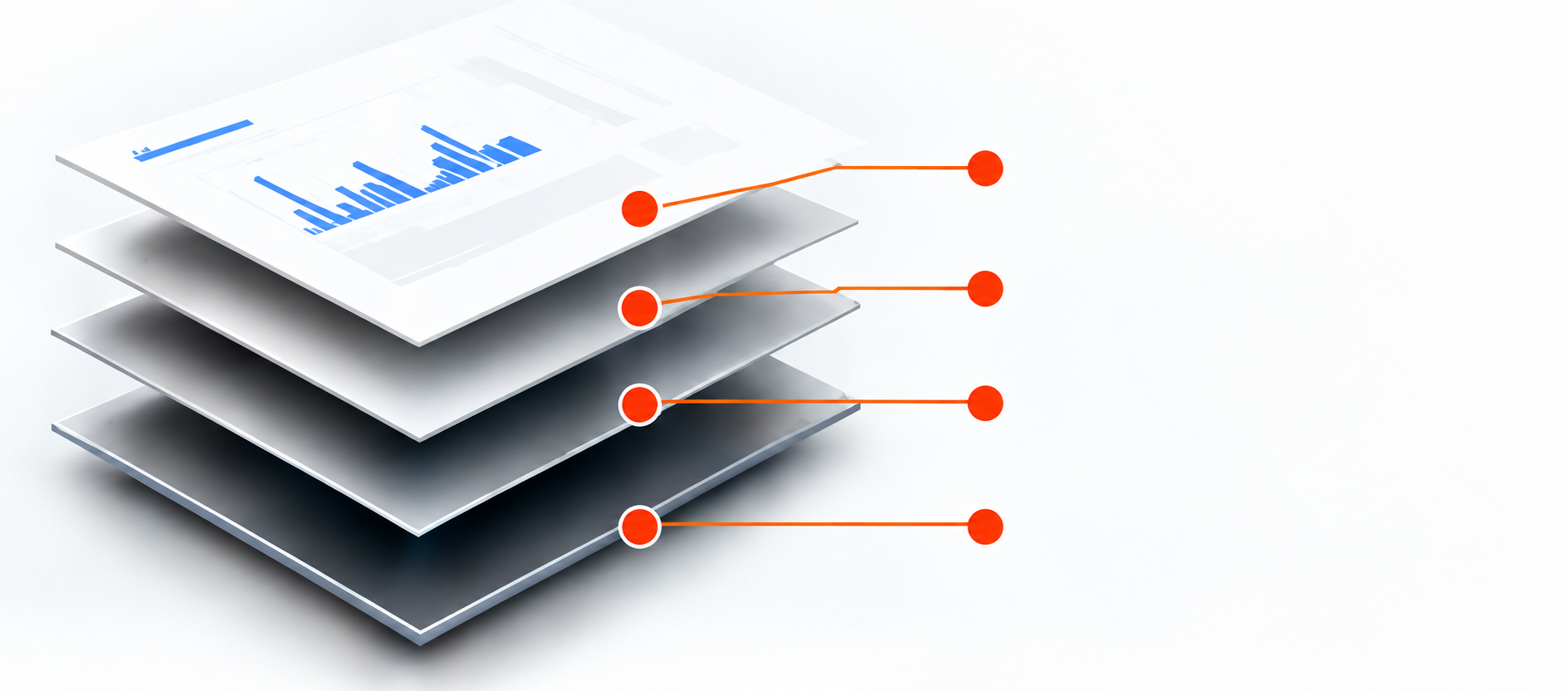 Evidence layers connecting a technical claim to its conditions, proof and application relevance